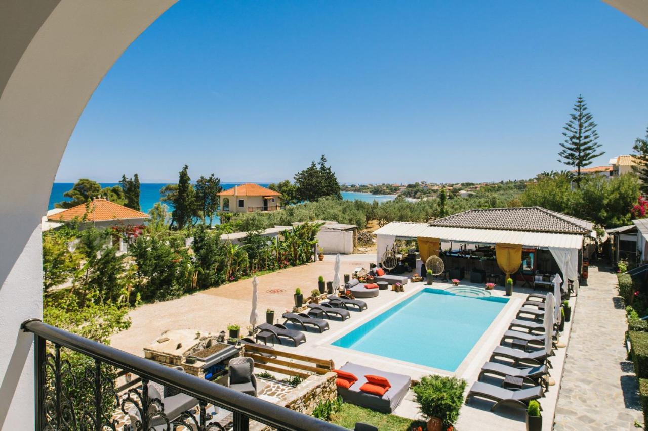 Villa Corali Apartments Sea Breath & Pool Amoudi Extérieur photo