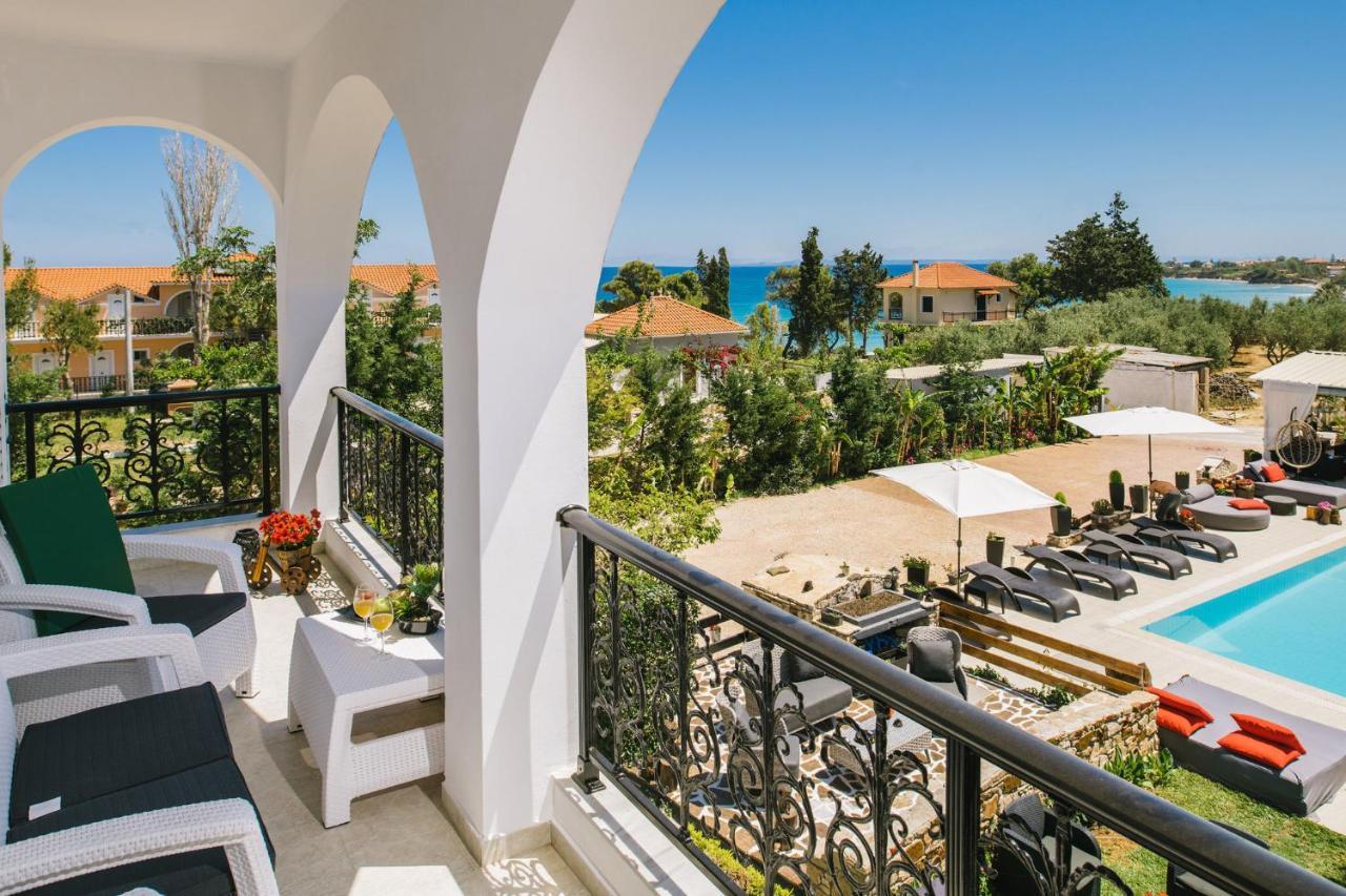 Villa Corali Apartments Sea Breath & Pool Amoudi Extérieur photo