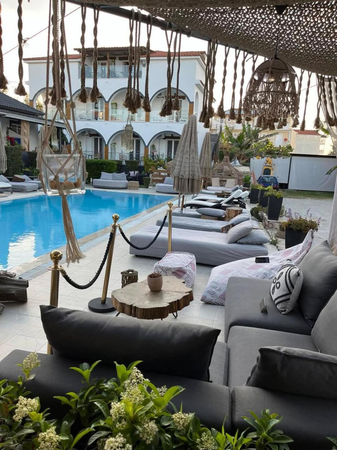 Villa Corali Apartments Sea Breath & Pool Amoudi Extérieur photo