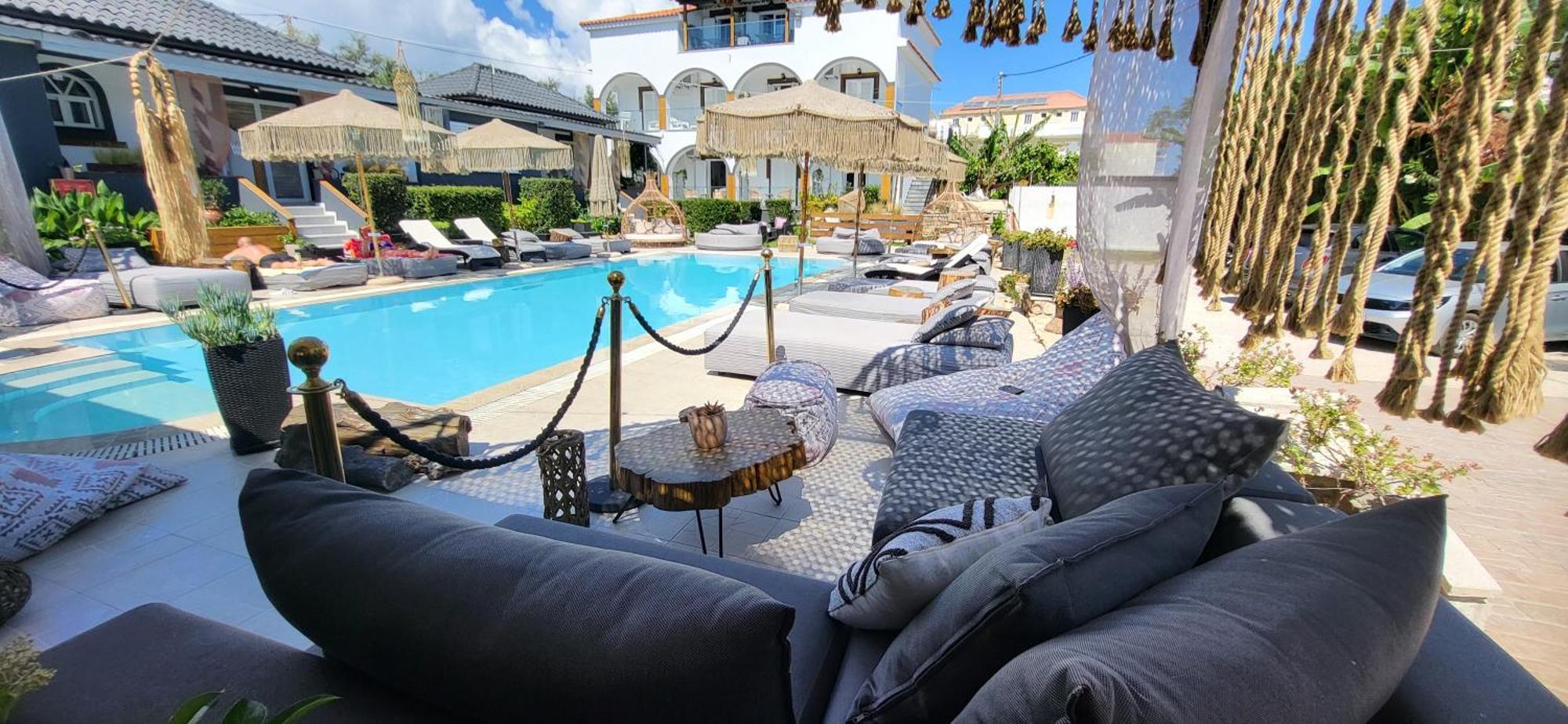 Villa Corali Apartments Sea Breath & Pool Amoudi Extérieur photo